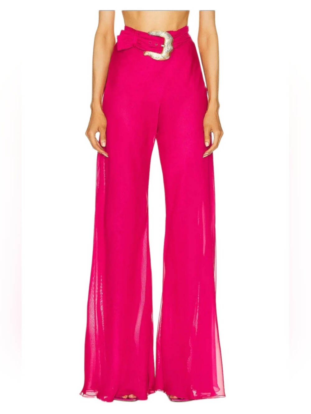 NWT. CULT GAIA Adeline Pant In Calliandra (Fuchsia)